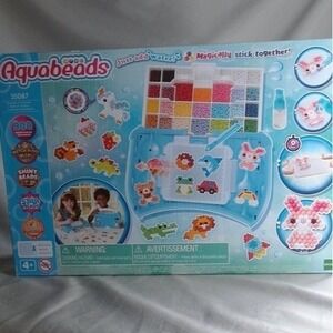 Aquabeads Deluxe Craft Kit 900 Beads Carry Case Kids Activity Set New